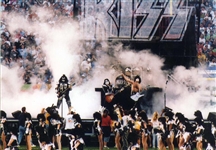 KISS 50 Foot Stage Used Superbowl Banner XXXIII