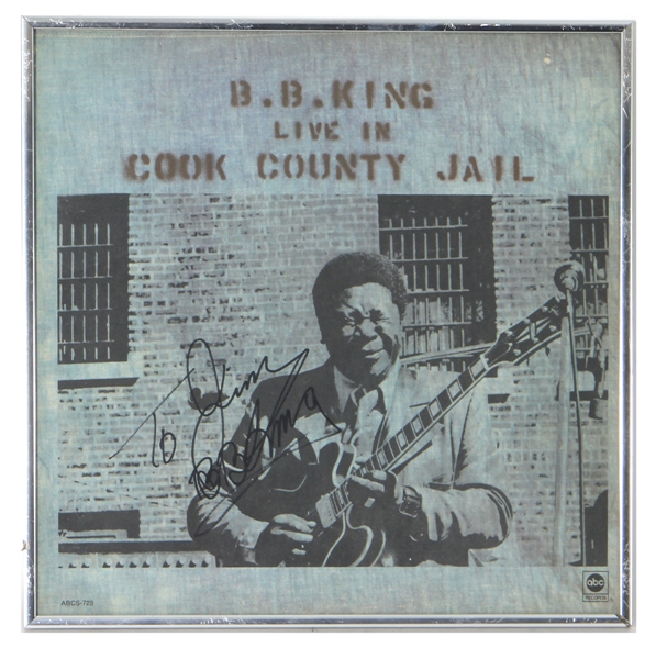 B.B. King Signed "Live In Cook County Jail" Album