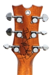 Poison Brett Michaels Tonight Show Played & Signed KOA Exotica Acoustic Guitar Photo ID