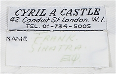 Frank Sinatra Owned & Worn Custom Cyril A. Castle Tuxedo with Tails
