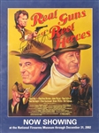 Charlton Heston Signed Real Guns of Real Heroes Movie Poster