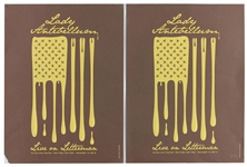 "Late Show With David Letterman" Lady Antebellum Original Limited Edition Lithograph "Live On Letterman" Concert Posters