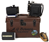 Historic Camera Used to Photograph 1945 Japanese Surrender USS Missouri and Photograph Collection