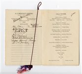 Lily Pons (actress) and Jack Doyle (boxer) signed 1936 Ships Menu
