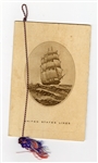 Lily Pons (Actress) and Jack Doyle (Boxer) Signed 1936 Ships Menu