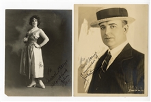 Julian Eltinge (Female Impersonator) Signed Photographs (2)