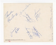 Roy Acuff and His Smokey Mountain Boys Signed Picture