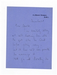 Playwright Noel Coward Autographed Letter Signed (ALS)
