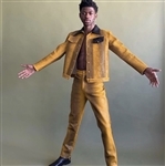 Lil Nas X Grammy Nominated Promotion Worn Snakeskin-Style Leather Suit
