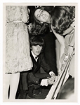 Beatles 1965 HELP! Movie Premiere Signed Leg Cast (Frank Caiazzo & Photo Proof)