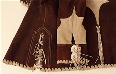 Elvis Presley Owned & Worn Suzy Cream Cheese Two-Tone Brown Suede Fringed Jacket