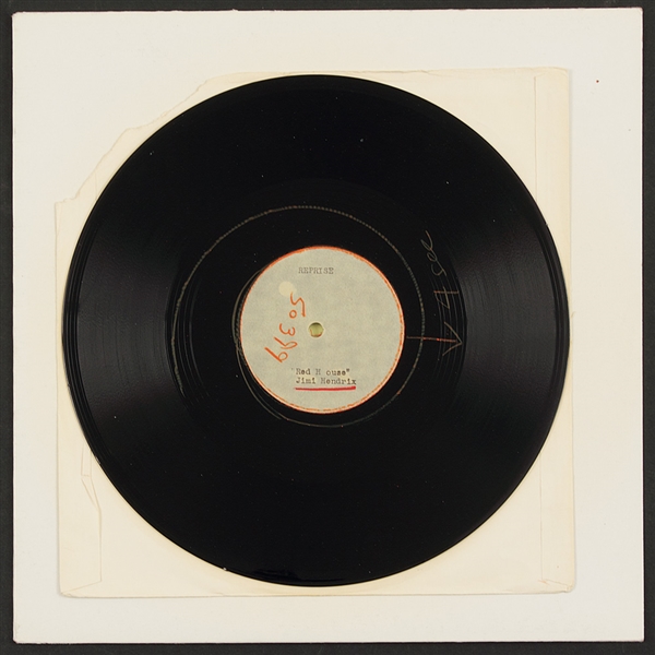 Jimi Hendrix "Red House" Unauthorized Acetate
