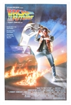 "Back to the Future" Original One-Sheet Movie Poster