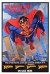 "Superman" Rare Original Movie Serials One-Sheet Poster