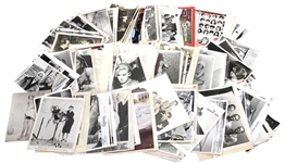 A Large Collection of Original Vintage 8X10 Hollywood Wire Photographs