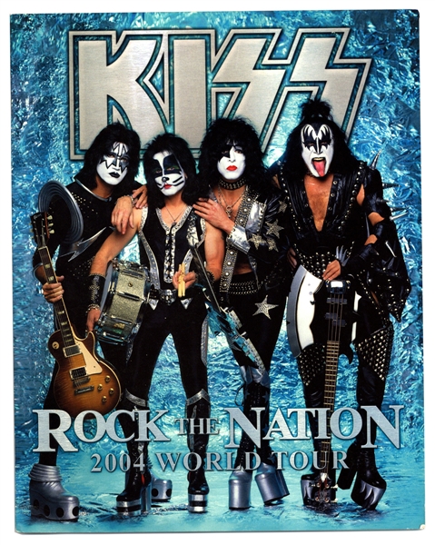 KISS Original Rock The Nation 2004 World Tour Program