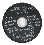 Kenny Aronoff "Late Night with David Letterman" Signed Drumhead