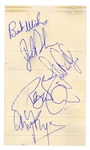 Led Zeppelin Band Signed Cigarette Box (JSA & REAL)