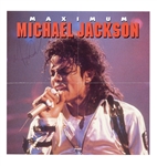Michael Jackson Signed "Maximum Michael Jackson" Mini Insert Poster