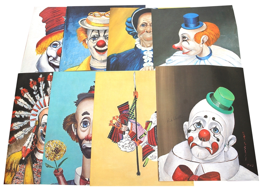 Red Skelton Signed Original Lithographs (13)