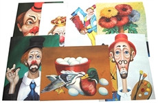 Red Skelton Signed Original Lithographs (13)