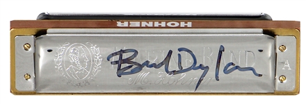 Bob Dylan Signed Hohner Harmonica (REAL & Jeff Rosen)