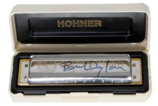 Bob Dylan Signed Hohner Harmonica (REAL & Jeff Rosen)