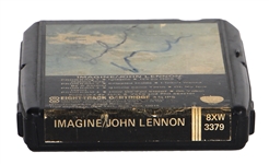 John Lennon & Yoko Ono Signed “Imagine” 8-Track (JSA)