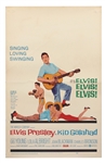 Elvis Presley "Kid Galahad" Original "Girls! Girls! Girls!" Movie Theater Poster