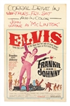 Elvis Presley Original "Frankie and Johnny" Movie Theater Poster