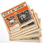 Lot of 7 "Elvis Presley Original "Change of Habit" Mexican Movie Lobby Cards
