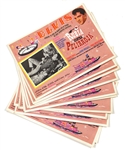 Lot of 12 Elvis Presley Original "Frankie & Johnny" Mexican Movie Lobby Cards