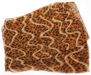 Rolling Stones Keith Richards "Bridges to Babylon" Stage Worn Animal Print Scarf