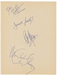 Nazareth Band Autographs