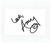 Amy Winehouse Signed Postcard (REAL)
