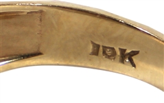 Elvis Presley Owned & Worn Diamond & Onyx 10kt Gold Ring
