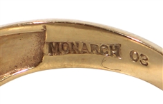 Elvis Presley Owned & Worn Diamond & Onyx 10kt Gold Ring