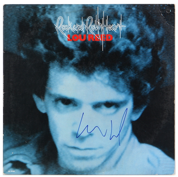 Lou Reed Signed "Rock and Roll Heart" Album