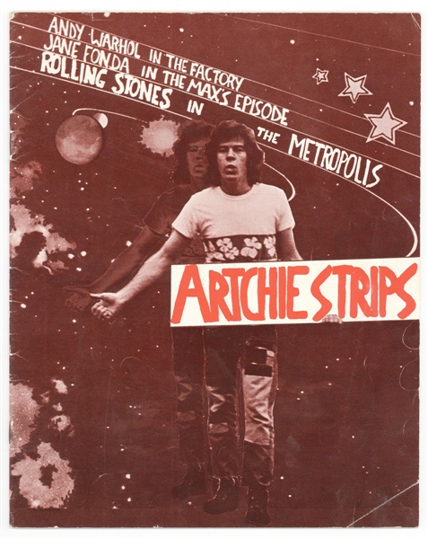 Andy Warhol "Archie Strips" Photo Comic Book with the Rolling Stones