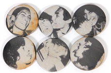 The Rolling Stones Love You Live Stickers, Buttons and Teeth with Key