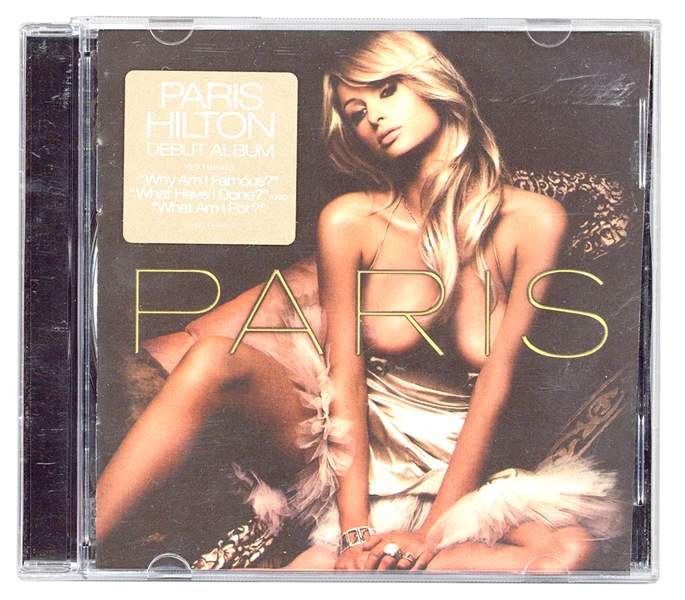 Banksy "Paris Hilton" Signed Rare First and Only Issue "Paris" CD