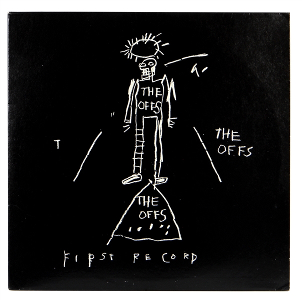 Jean-Michel Basquiat The Offs "First Record" Album 1984 with Poster