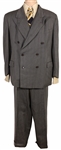U2 Band Members Joshua Tour 1987 Promotional Event Worn Vintage Suits