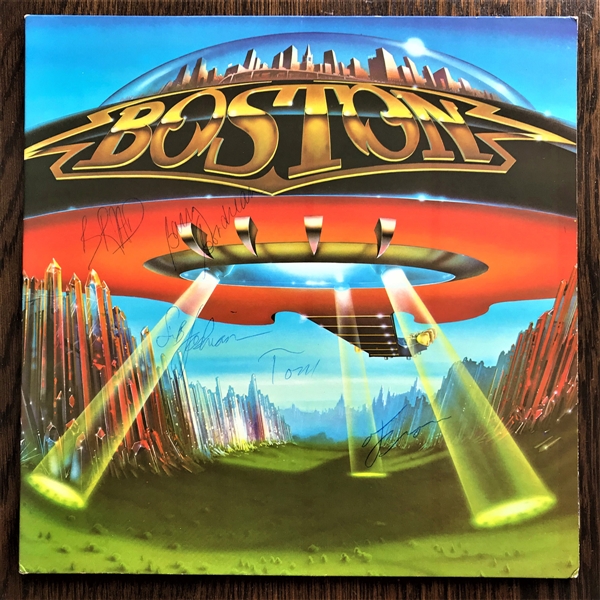 Boston Vintage Band Signed “Don’t Look Back” Album (JSA & REAL)