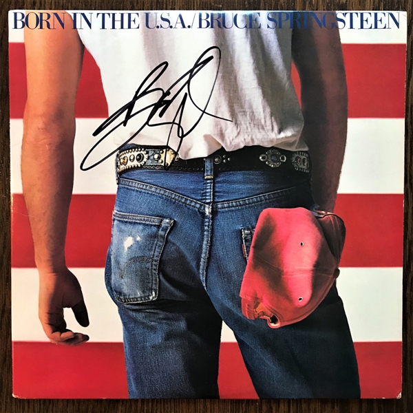 Bruce Springsteen Signed "Born In The U.S.A." Album (JSA & REAL)