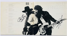 Bruce Springsteen & Clarence Clemens Signed "Born to Run" On Album Gatefold (JSA & REAL)
