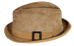 Stevie Ray Vaughan Owned & Stage Worn Brown Hat