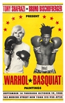 Andy Warhol and Jean-Michel Basquiat Original Art Exhibition "Boxing Style" Poster 1985