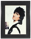 Ronnie Wood Signed Photograph