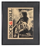 Steven Tyler Signed Rolling Stone Magazine Page